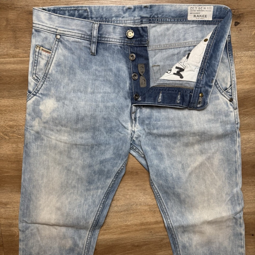 Diesel Men Jeans Slim Light Blue